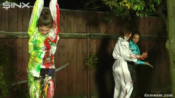 Sexy Secretary Is Tied Up and Painted by Domme Girls Screencap 43 on sinx.preview.netperv.com