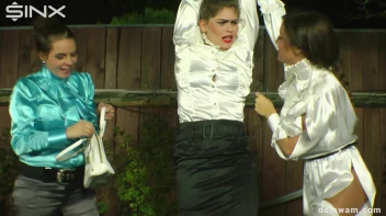 Sexy Secretary Is Tied Up and Painted by Domme Girls Screencap 5 on sinx.preview.netperv.com