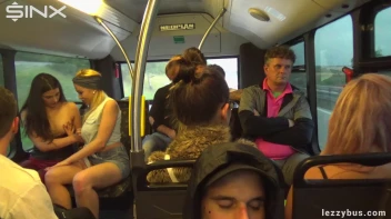 Tattooed Lesbians Fingering Fun On The Bus Screencap 16 on sinx.preview.netperv.com