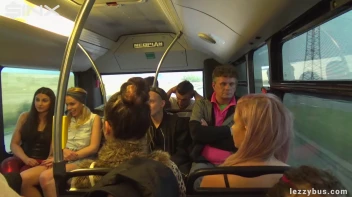 Tattooed Lesbians Fingering Fun On The Bus Screencap 2 on sinx.preview.netperv.com