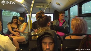 Tattooed Lesbians Fingering Fun On The Bus Screencap 7 on sinx.preview.netperv.com