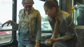 Bus Ride Turns Wet And Messy For Hot Babes Screencap 12 on sinx.preview.netperv.com