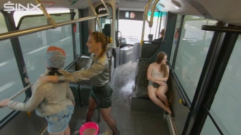 Bus Ride Turns Wet And Messy For Hot Babes Screencap 16 on sinx.preview.netperv.com