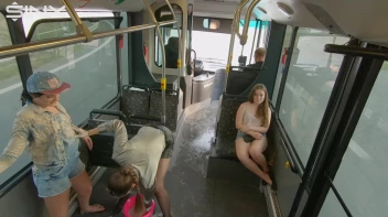 Bus Ride Turns Wet And Messy For Hot Babes Screencap 17 on sinx.preview.netperv.com