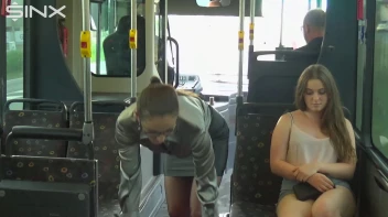 Bus Ride Turns Wet And Messy For Hot Babes Screencap 2 on sinx.preview.netperv.com