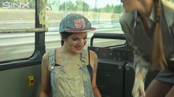 Bus Ride Turns Wet And Messy For Hot Babes Screencap 22 on sinx.preview.netperv.com