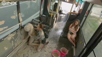 Bus Ride Turns Wet And Messy For Hot Babes Screencap 42 on sinx.preview.netperv.com