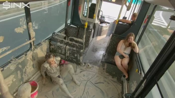 Bus Ride Turns Wet And Messy For Hot Babes Screencap 49 on sinx.preview.netperv.com