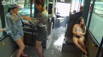 Bus Ride Turns Wet And Messy For Hot Babes Screencap 7 on sinx.preview.netperv.com