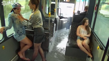 Bus Ride Turns Wet And Messy For Hot Babes Screencap 8 on sinx.preview.netperv.com