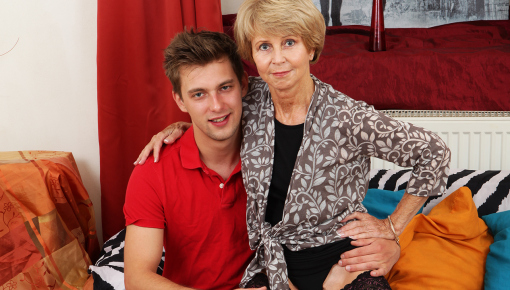 Latest deal - first big cock for 75 years old mom