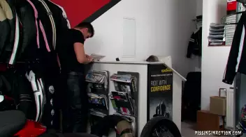 Biker Piss Threesome Screencap 3 on sinx.preview.netperv.com