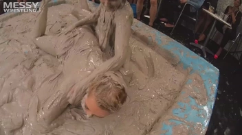 Messy Wrestling (Lost Footage Found): Badass Babes Throw Down Hard! 1/2 Price!!! Action Cam Footage! Screencap 59 on sinx.preview.netperv.com