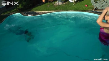 Cute Girls Take A Fully Clothed Dip In The Pool Screencap 30 on sinx.preview.netperv.com