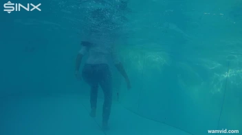 Cute Girls Take A Fully Clothed Dip In The Pool Screencap 36 on sinx.preview.netperv.com