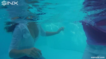 Cute Girls Take A Fully Clothed Dip In The Pool Screencap 42 on sinx.preview.netperv.com
