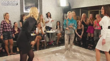 Messy Wrestling: High Class Madness In The Mud!  Kick Some Ass And Go Mess Manic! Screencap 10 on sinx.preview.netperv.com