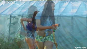Best Friends Water Fight When Gardening Screencap 18 on sinx.preview.netperv.com
