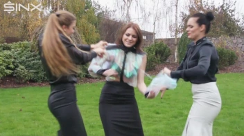 Clothes Ripping Catfight For Stunning Trio Screencap 2 on sinx.preview.netperv.com