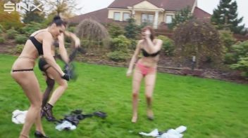 Clothes Ripping Catfight For Stunning Trio Screencap 41 on sinx.preview.netperv.com