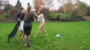 Clothes Ripping Catfight For Stunning Trio Screencap 6 on sinx.preview.netperv.com