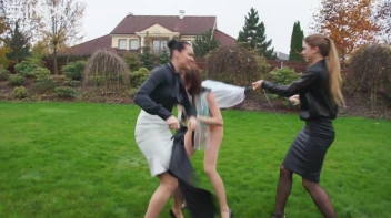 Clothes Ripping Catfight For Stunning Trio Screencap 7 on sinx.preview.netperv.com