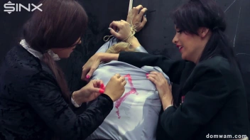 Bratty Schoolgirls Tie Up Their Teacher For WAM Fun - Cam 2 Screencap 92 on sinx.preview.netperv.com