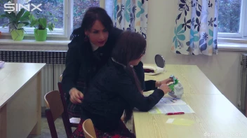 Bratty Schoolgirls Tie Up Their Teacher For WAM Fun - Cam 2 Screencap 38 on sinx.preview.netperv.com