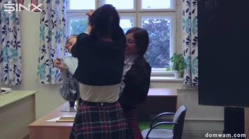 Bratty Schoolgirls Tie Up Their Teacher For WAM Fun - Cam 2 Screencap 48 on sinx.preview.netperv.com