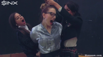 Bratty Schoolgirls Tie Up Their Teacher For WAM Fun - Cam 2 Screencap 49 on sinx.preview.netperv.com