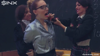 Bratty Schoolgirls Tie Up Their Teacher For WAM Fun - Cam 2 Screencap 50 on sinx.preview.netperv.com