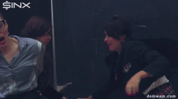 Bratty Schoolgirls Tie Up Their Teacher For WAM Fun - Cam 2 Screencap 52 on sinx.preview.netperv.com