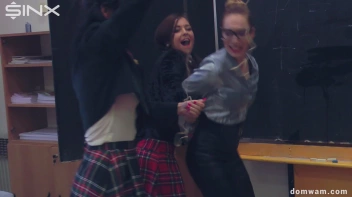 Bratty Schoolgirls Tie Up Their Teacher For WAM Fun - Cam 2 Screencap 56 on sinx.preview.netperv.com