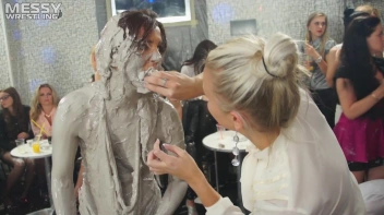 Messy Wrestling: Shiny Babes Brawl Hard In The Mud - Topless Take-Down!! Screencap 32 on sinx.preview.netperv.com