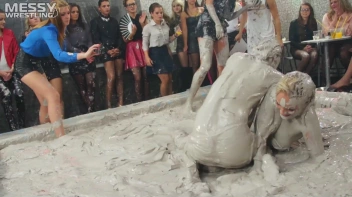 Messy Wrestling: Shiny Babes Brawl Hard In The Mud - Topless Take-Down!! Screencap 46 on sinx.preview.netperv.com