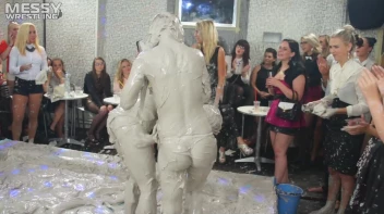 Messy Wrestling: Shiny Babes Brawl Hard In The Mud - Topless Take-Down!! Screencap 81 on sinx.preview.netperv.com