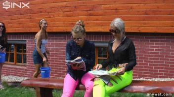 Stunning Babes In Coloured Denims Get Drenched! Screencap 22 on sinx.preview.netperv.com