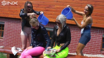 Stunning Babes In Coloured Denims Get Drenched! Screencap 27 on sinx.preview.netperv.com