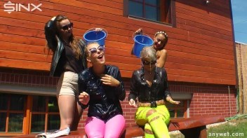 Stunning Babes In Coloured Denims Get Drenched! Screencap 33 on sinx.preview.netperv.com