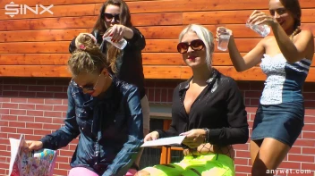 Stunning Babes In Coloured Denims Get Drenched! Screencap 12 on sinx.preview.netperv.com