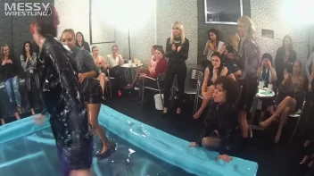 Messy Wrestling: Lost Footage Found!  2 In-Your-Face Oil Matches 4 The Price Of 1! Action Cam Footage! Screencap 86 on sinx.preview.netperv.com