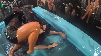 Messy Wrestling: Lost Footage Found!  2 In-Your-Face Oil Matches 4 The Price Of 1! Action Cam Footage! Screencap 95 on sinx.preview.netperv.com