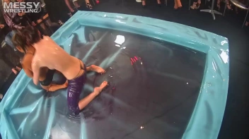 Messy Wrestling: Lost Footage Found!  2 In-Your-Face Oil Matches 4 The Price Of 1! Action Cam Footage! Screencap 121 on sinx.preview.netperv.com