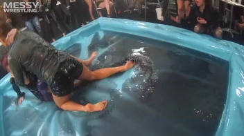 Messy Wrestling: Lost Footage Found!  2 In-Your-Face Oil Matches 4 The Price Of 1! Action Cam Footage! Screencap 73 on sinx.preview.netperv.com