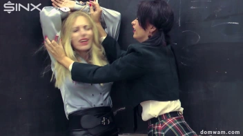 Bratty Schoolgirls Tie Up Their Teacher For WAM Fun - Cam 2 Screencap 80 on sinx.preview.netperv.com