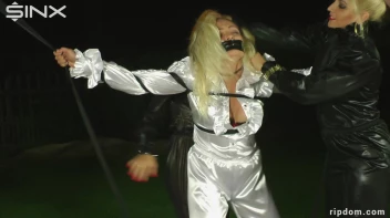 Hot Blonde Strung Up In Her Shredded Clothes And Suffering - 1 Screencap 15 on sinx.preview.netperv.com