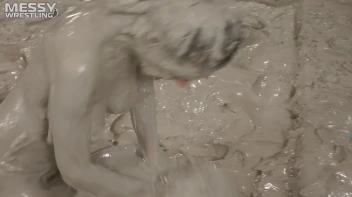 Muddy Wrestling: Satin, Skirts, and Audience Mud Blasted To The Max!  Everyone Gets A Taste! Screencap 87 on sinx.preview.netperv.com