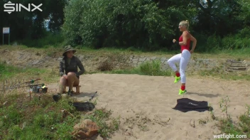 Hotties In Outdoor Wet Catfight Screencap 9 on sinx.preview.netperv.com