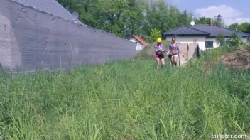 Matching Plaid Babes Take a Lusty Lesbo Break! Screencap 3 on sinx.preview.netperv.com