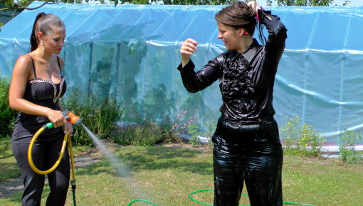 Latest deal - Milk Covered Cuties Shower Each Other Off